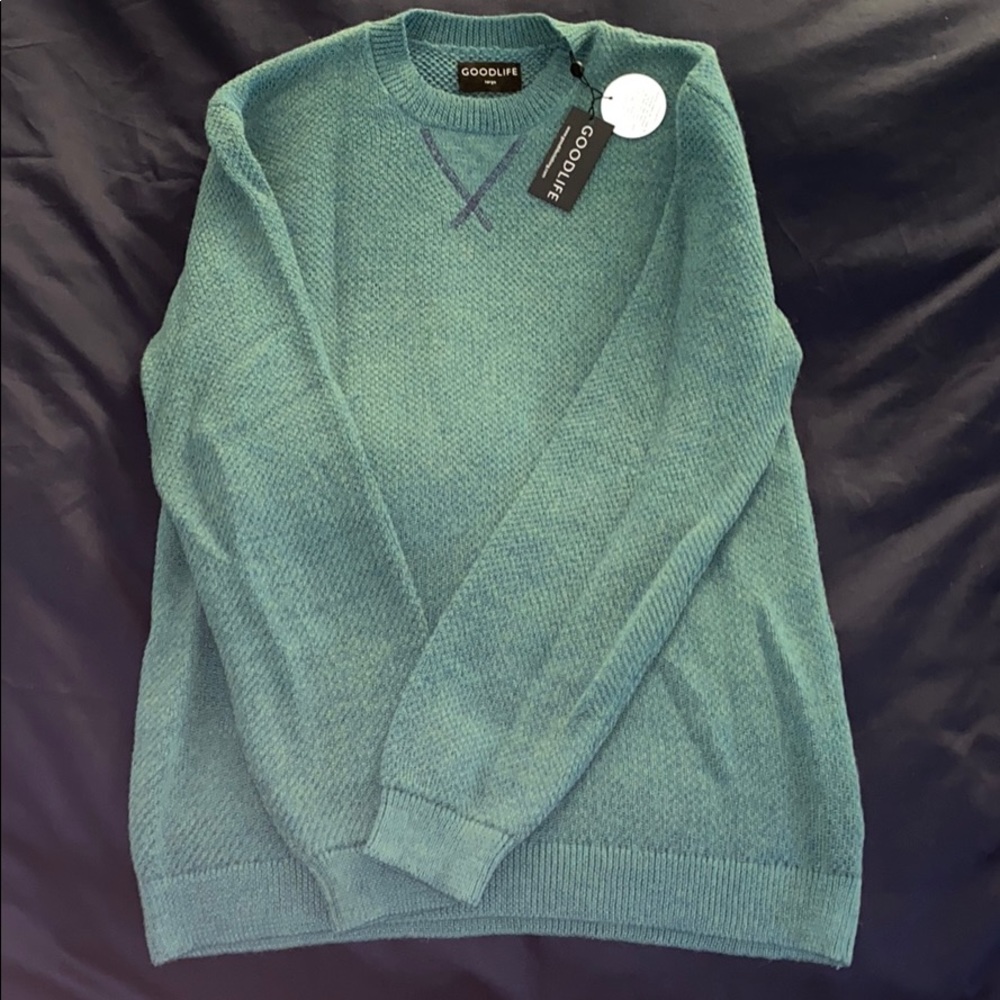 GOODLIFE Alpaca knit crew sweater